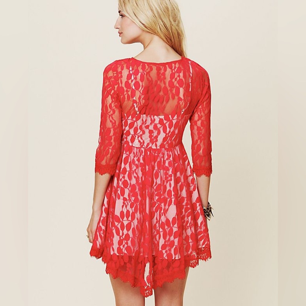 Free People Boho Lace Dress - Picture 2 of 9